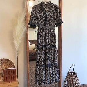 MAX STUDIO NEW FLORAL MAXI DRESS
